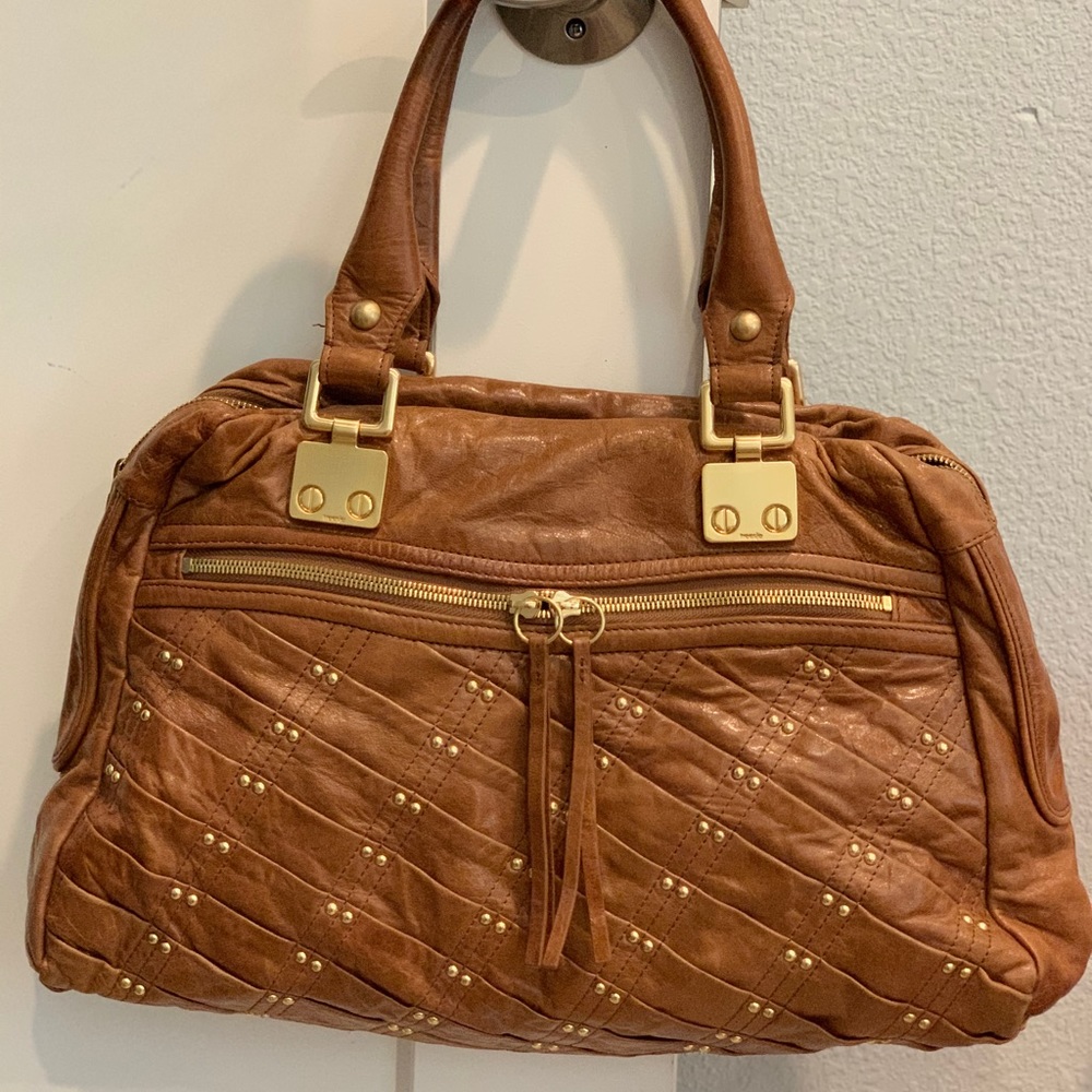 Treesje Tan Leather Purse